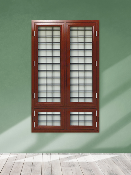 Architectural French Window Double Shutter Ordinary